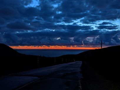 Vibrant sunset at Gros Morne National Park