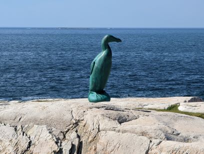Auk Statue Fogo Island Newfoundland Canada