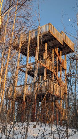 Height of Land Lookout Tower, Saskatchewan, Canada